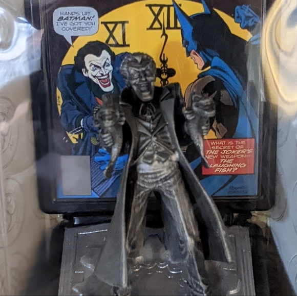 NIB VTG 1997 DC Comic Book Champions Batman The Joker Fine Pewter Original - Picture 3 of 7